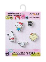 Jibbitz-Hello-Kitty-And-Friends-Pack-De-5-Blanco-Crocs