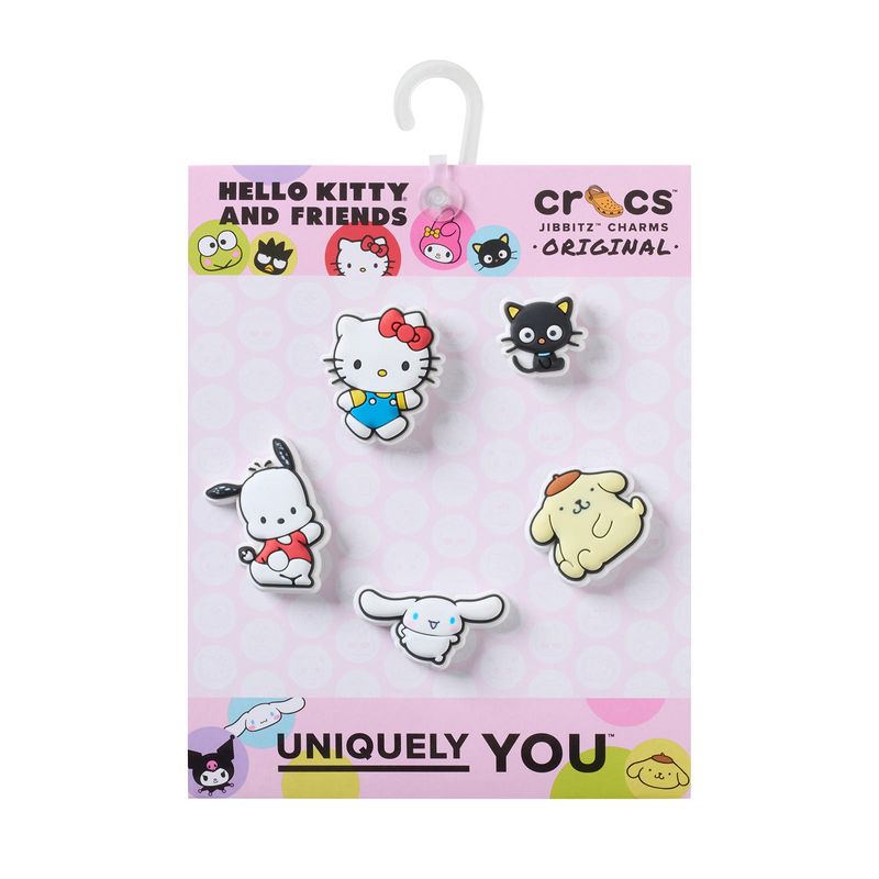 Jibbitz Hello Kitty And Friends Pack De 5 Blanco Crocs