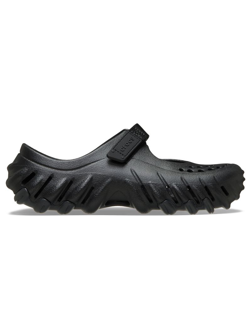 Zueco-Mujer-Echo-Mary-Jane-Clog-Negro-Crocs
