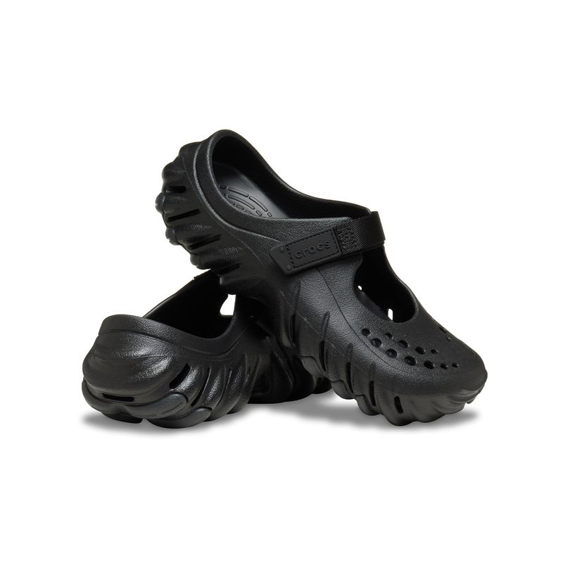 Zueco Mujer Echo Mary Jane Clog Negro Crocs