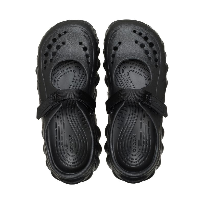 Zueco Mujer Echo Mary Jane Clog Negro Crocs