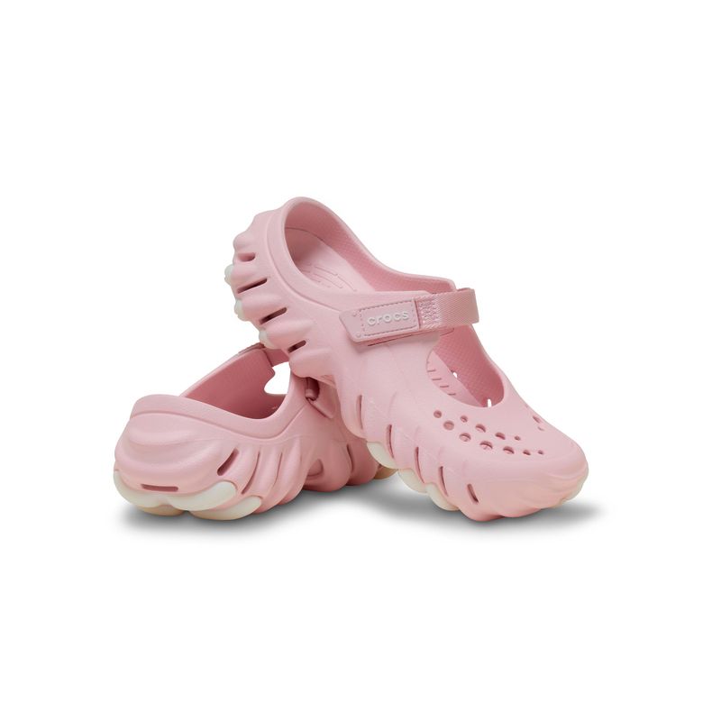 Zueco Mujer Echo Mary Jane Clog Rosado Crocs