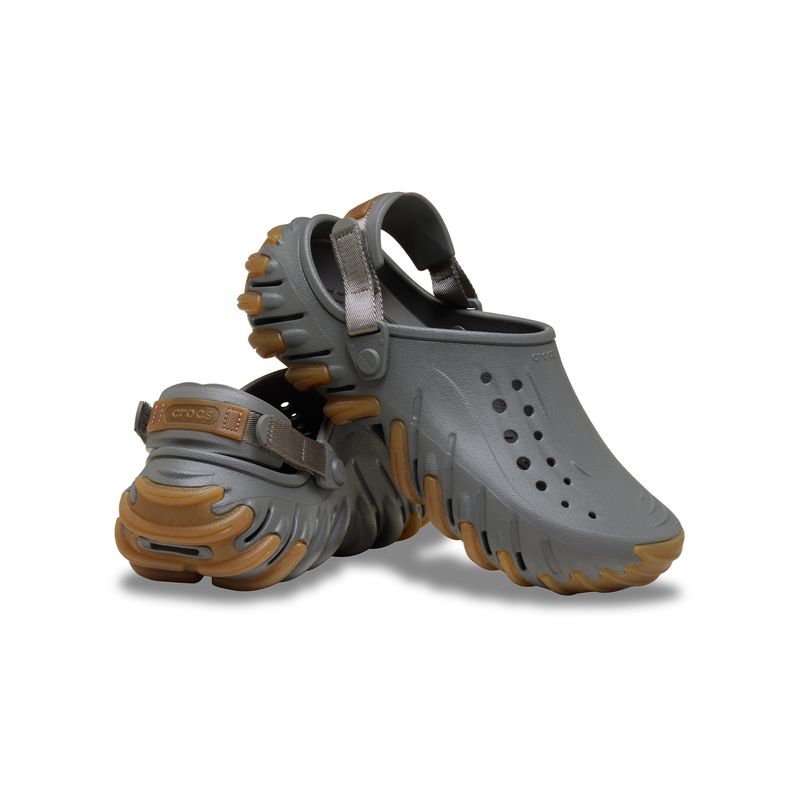 Zueco Unisex Echo Gum Ro Clog Gris Crocs