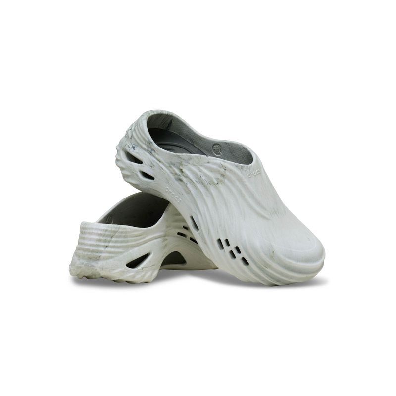 Zueco Unisex Echo Wave Tie Dye Blanco Crocs