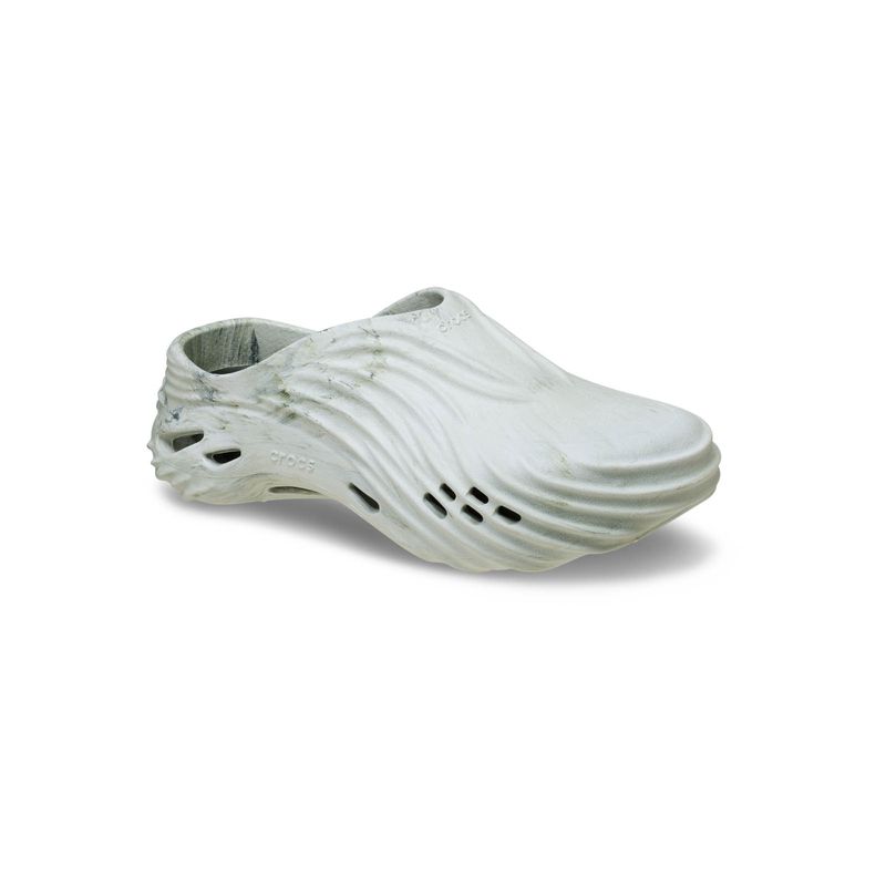 Zueco Unisex Echo Wave Tie Dye Blanco Crocs