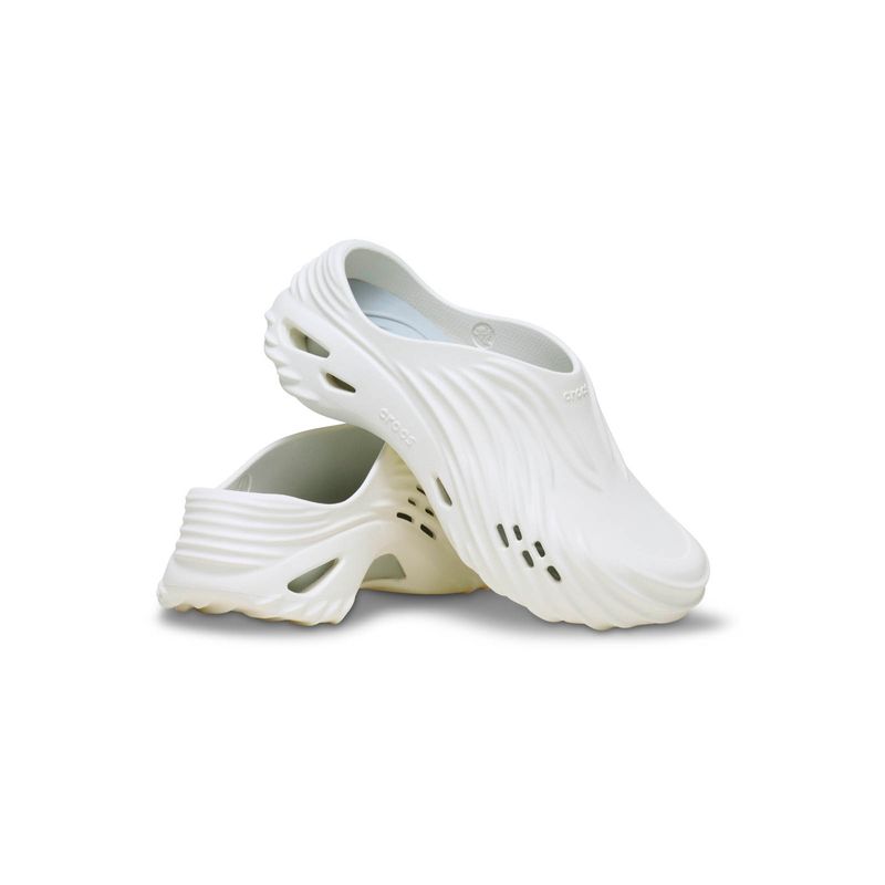 Zueco Unisex Echo Wave Blanco Papel Crocs