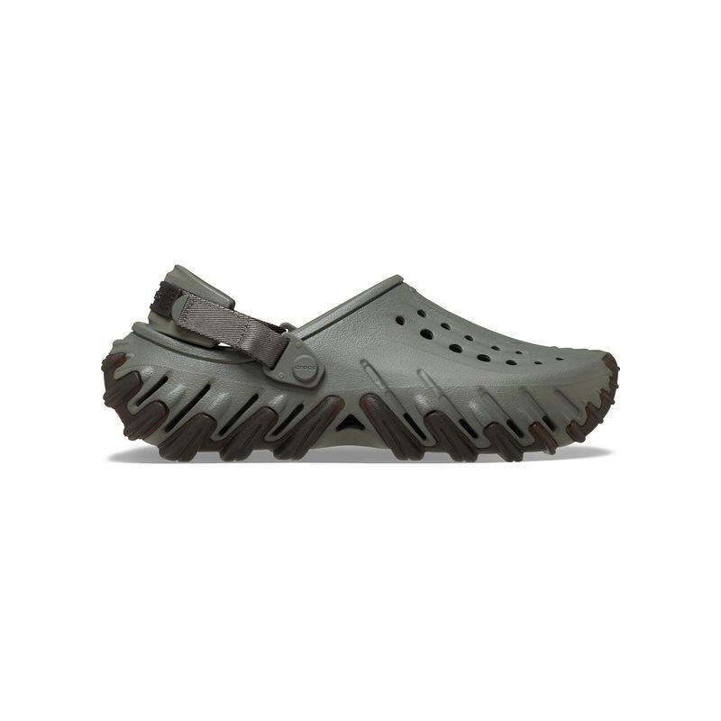 Zueco Unisex Echo Gum Ro Clog Gris Oscuro Crocs
