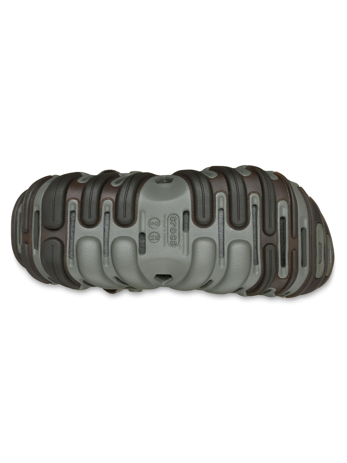 Zueco Unisex Echo Gum Ro Clog Gris Oscuro Crocs