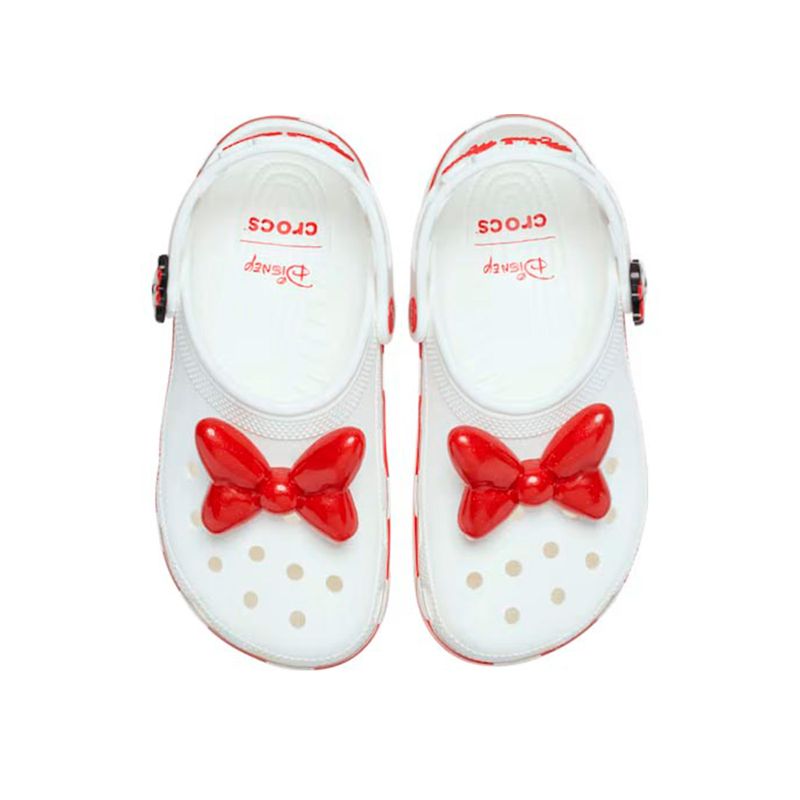 Zueco Unisex Minnie Mouse Clog Blanco Crocs
