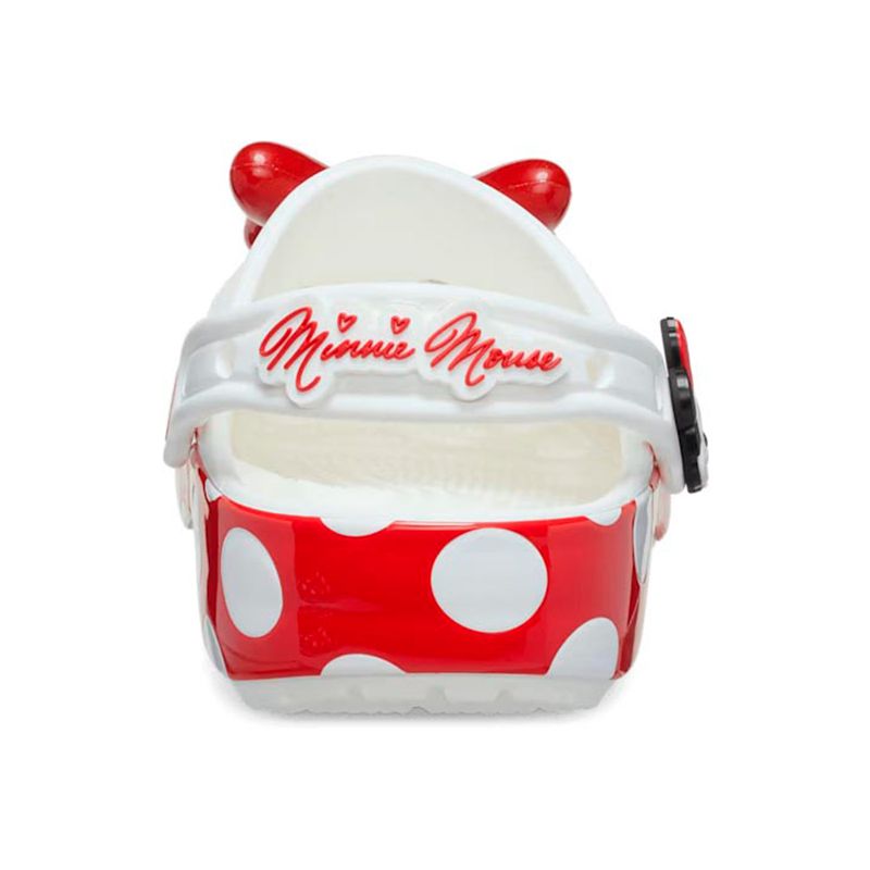 Zueco Unisex Minnie Mouse Clog Blanco Crocs