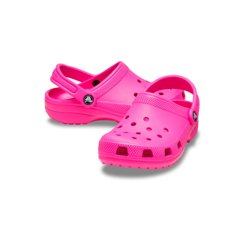 Zueco Niños Grandes Classic Clog Rosa Crocs
