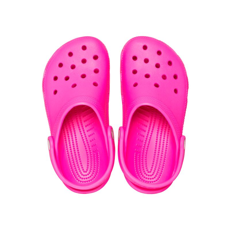 Zueco Niños Grandes Classic Clog Rosa Crocs