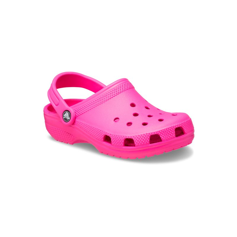 Zueco Niños Grandes Classic Clog Rosa Crocs