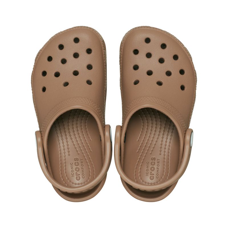 Zueco Niños Grandes Classic Clog K Café Crocs