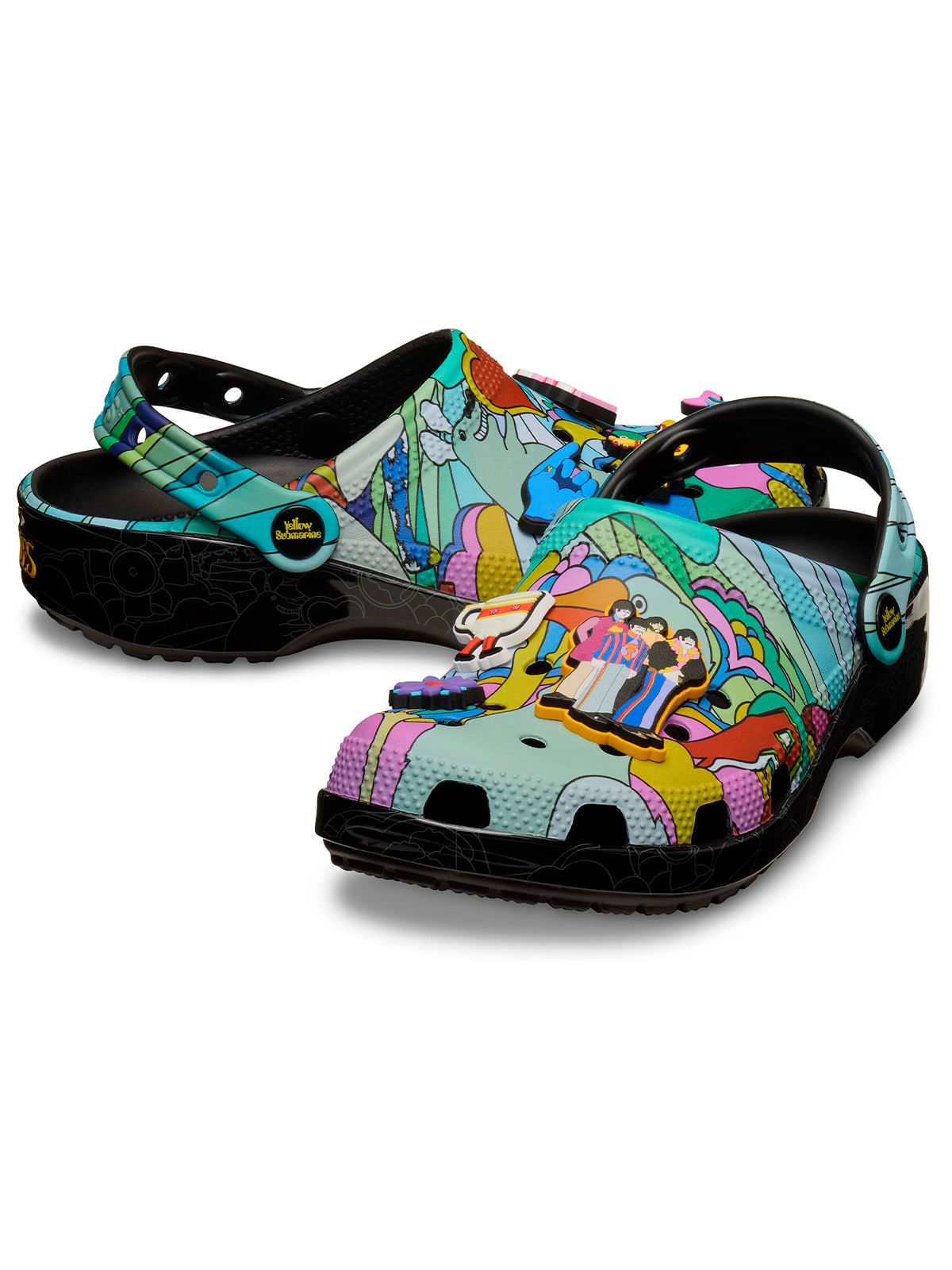 Zueco Unisex The Beatles Multicolor Crocs