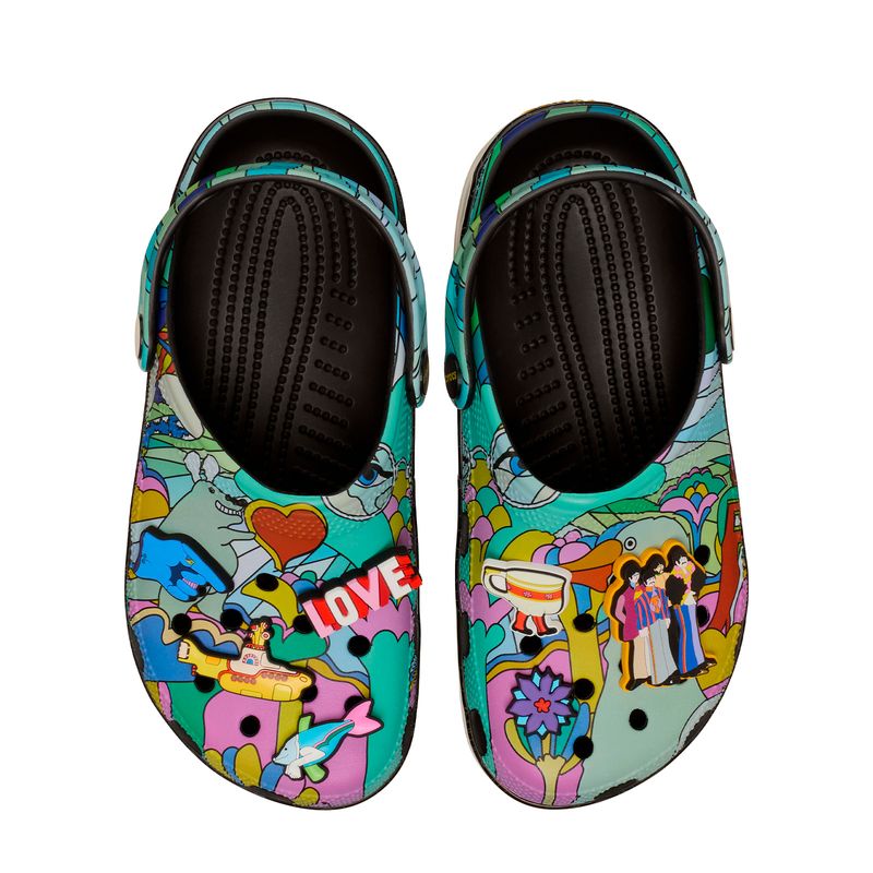 Zueco Unisex The Beatles Multicolor Crocs
