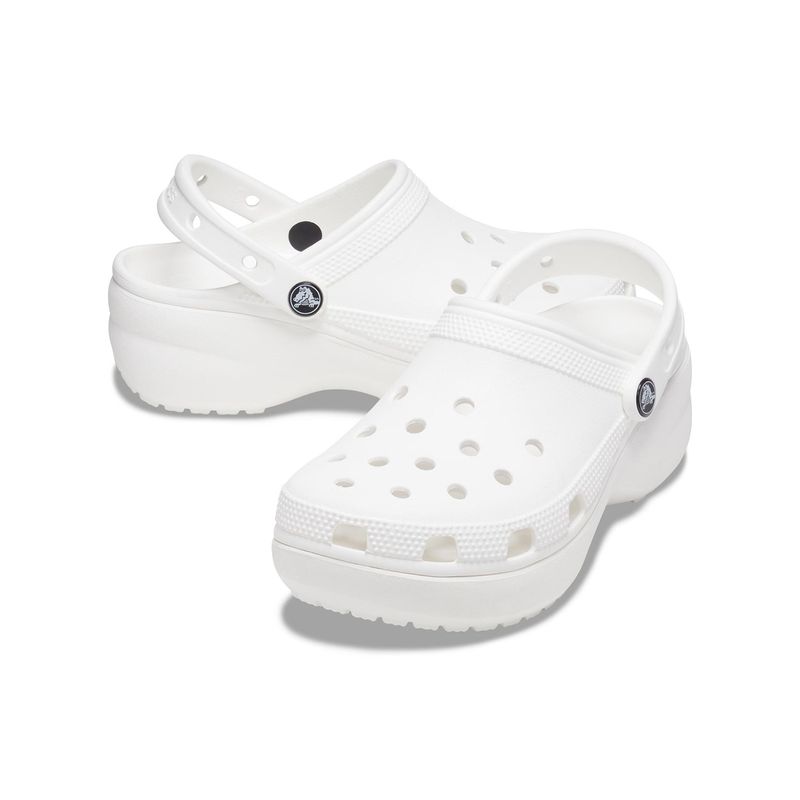 Zueco Plataforma Mujer Classic Clog W Blanco Crocs