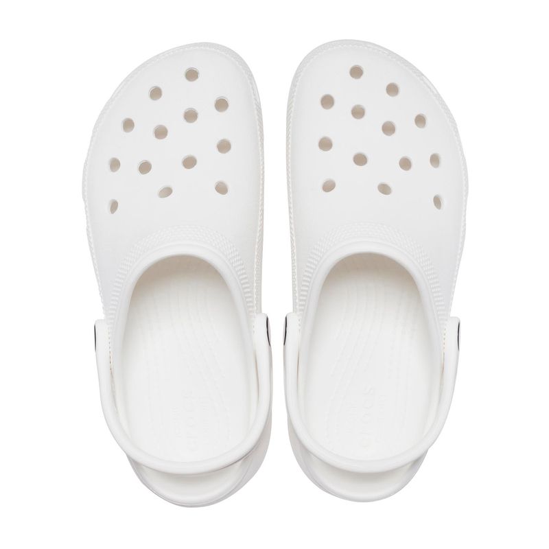 Zueco Plataforma Mujer Classic Clog W Blanco Crocs
