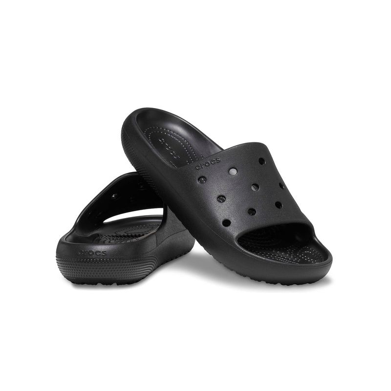 Sandalia Unisex Classic Slide V2 Negro Crocs