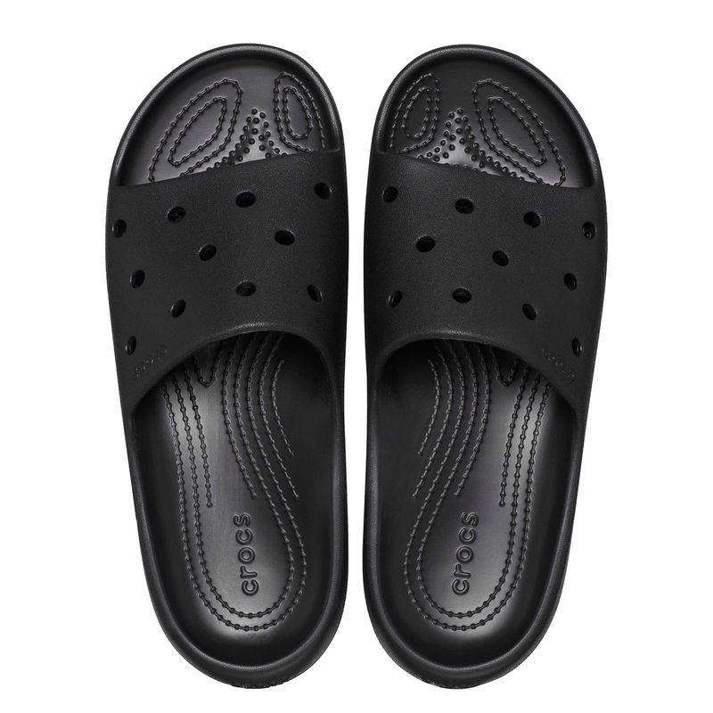 Sandalia Unisex Classic Slide V2 Negro Crocs