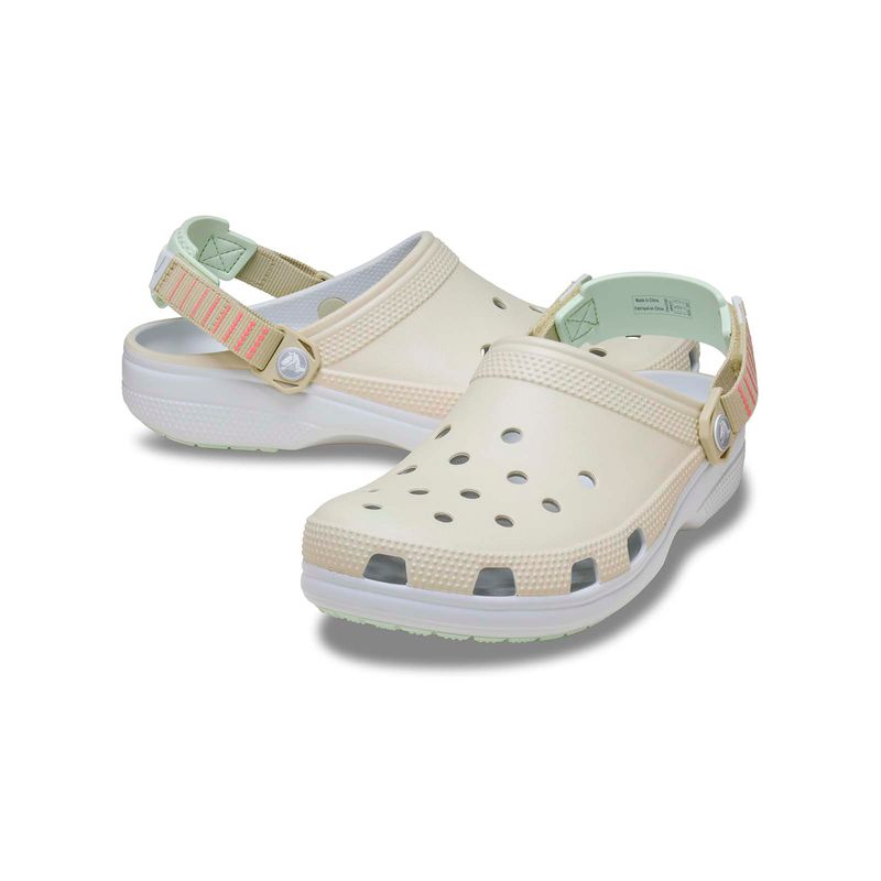 Zueco Unisex Classic Turbo Clog Blanco Crocs