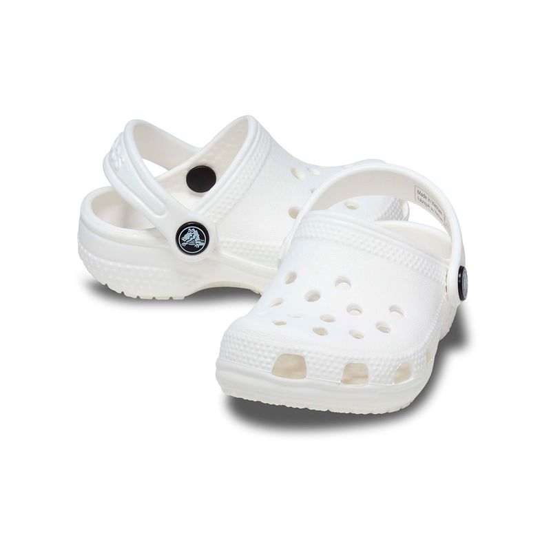 Zueco Bebés Recién Nacidos Crocs Littles Blanco Crocs
