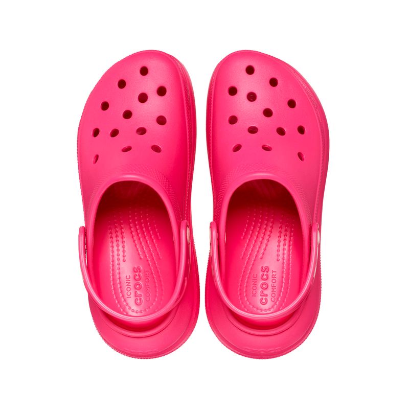 Zueco Plataforma Unisex Crush Clog Rosa Crocs