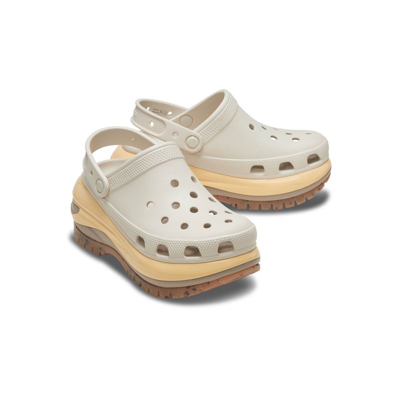 Zueco Plataforma Unisex Mega Crush Clog Blanco Crocs