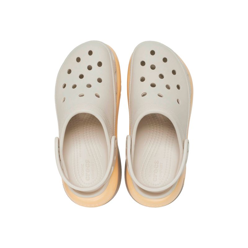 Zueco Plataforma Unisex Mega Crush Clog Blanco Crocs