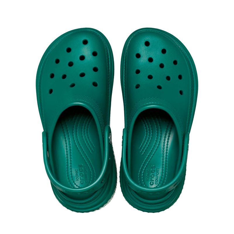 Zueco Mujer Stomp EML Verde Crocs