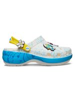 Zueco-Plataforma-Mujer-Classic-Clog-Pitufos-Celeste-Crocs