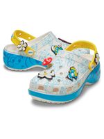 Zueco-Plataforma-Mujer-Classic-Clog-Pitufos-Celeste-Crocs