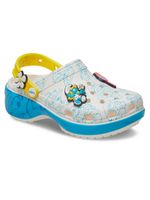 Zueco-Plataforma-Mujer-Classic-Clog-Pitufos-Celeste-Crocs