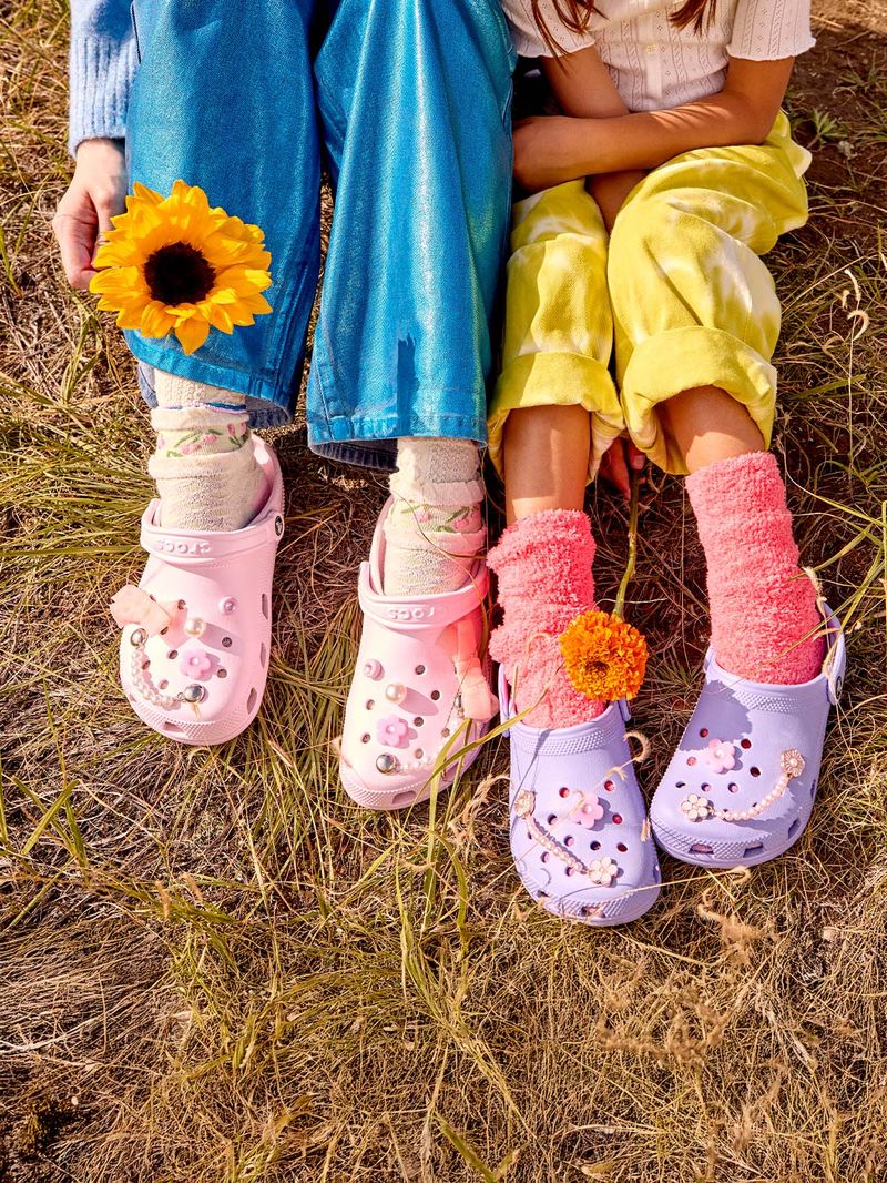 Zueco-Niños-Grandes-Classic-Clog-Morado-Crocs