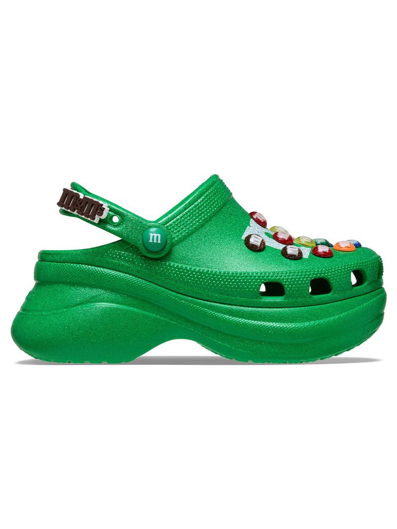 Zueco-Mujer-Bae-Clog-M-Ms-Verde-Glitter-Crocs