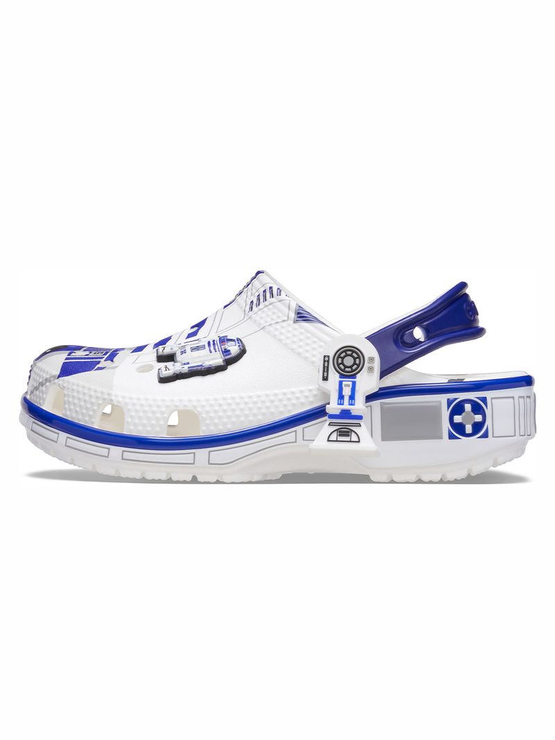 Zueco-Niños-Pequeños-R2D2-Star-Wars-Blanco-Crocs