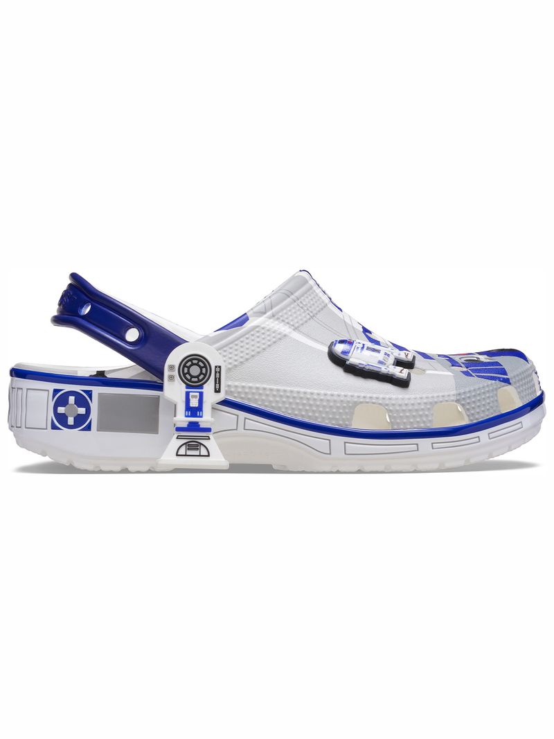 Zueco-Unisex-R2D2-Clog-Blanco-Crocs