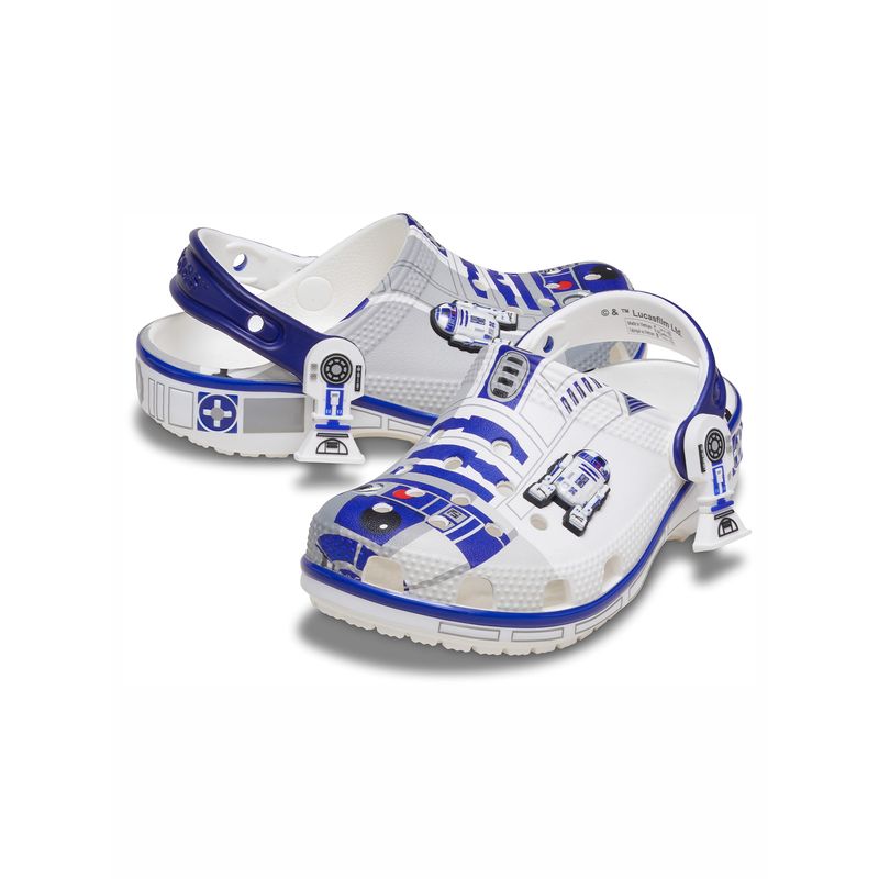 Zueco Niños Pequeños R2D2 Star Wars Blanco Crocs