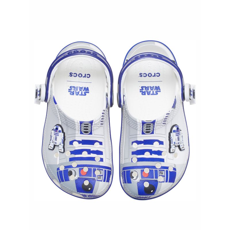 Zueco Niños Pequeños R2D2 Star Wars Blanco Crocs