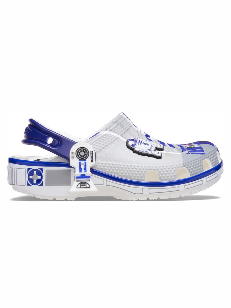Zueco-Niños-Grandes-R2D2-Star-Wars-Blanco-Crocs