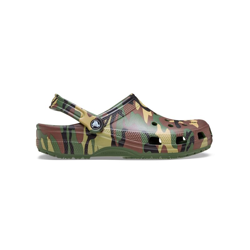 Zueco-Unisex-Camouflage-Clog-Verde-Crocs