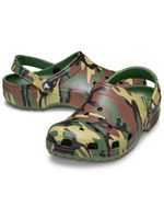 Zueco-Unisex-Camouflage-Clog-Verde-Crocs