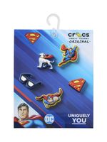Jibbitz-Superman-5-Piezas-Multicolor-Crocs