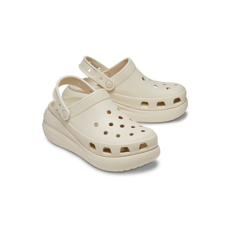 Zueco Plataforma Unisex Crush Clog Blanco Crocs