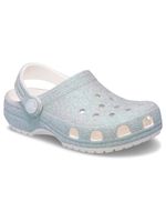 Zueco-Niños-Grandes-Classic-Iridescent--Blanco-Crocs