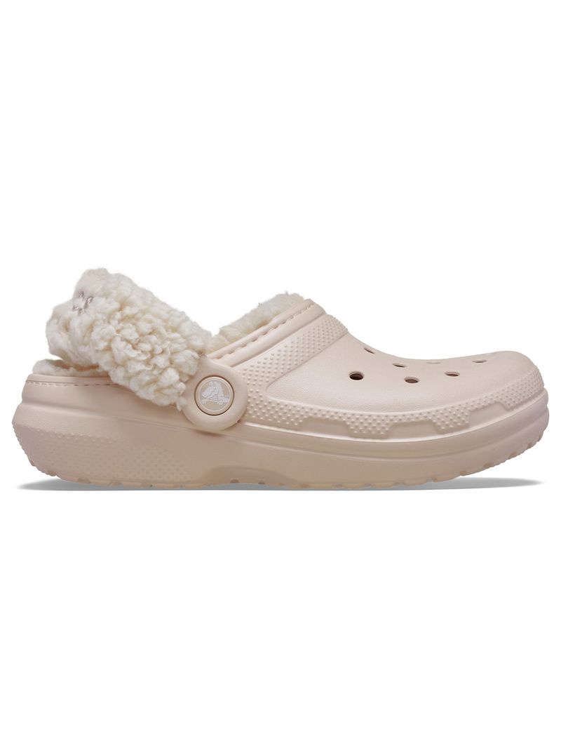 Zueco-Niños-Pequeños-Classic-Fleece-Lined-Rosado-Crocs