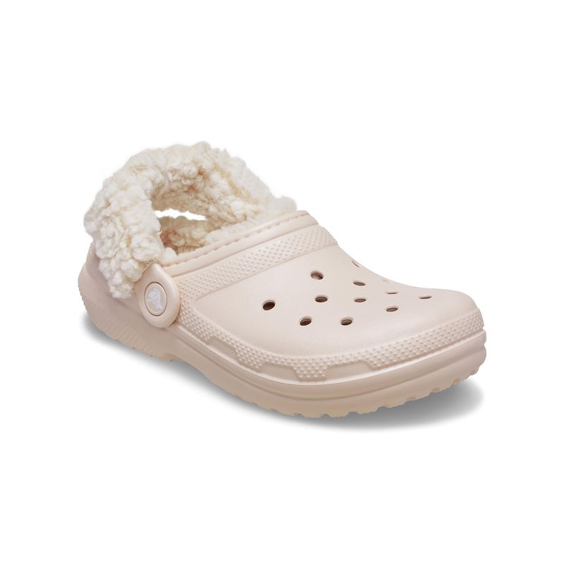 Zueco-Niños-Pequeños-Classic-Fleece-Lined-Rosado-Crocs