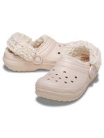 Zueco-Niños-Pequeños-Classic-Fleece-Lined-Rosado-Crocs