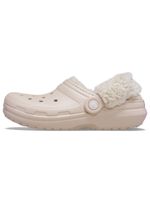 Zueco-Niños-Pequeños-Classic-Fleece-Lined-Rosado-Crocs