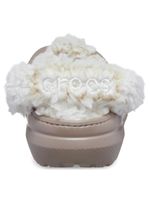 Zueco-Niños-Pequeños-Classic-Fleece-Lined-Cafe-Crocs